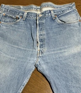 Vintage Levi's 501 XX Jeans Herren 38x34 (Shrink To Fit 36x31) Made In USA~1997~G - Bild 1 von 11