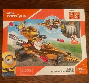 Mega Construx Despicable Me Dru's Transforming Car New Sealed (RT1) - Picture 1 of 2