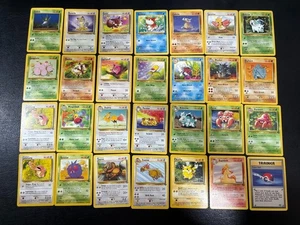 1999 Jungle Near Complete Common/Uncommon Set 20 Pokemon Cards No Duplicates! - Picture 1 of 6
