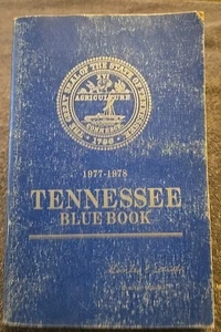 Tennessee State Blue Book Paperback 1987-1988 - Foto 1 di 7