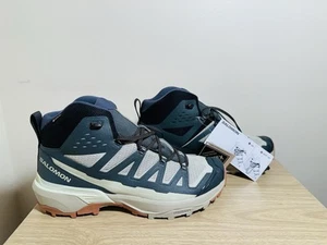 Salomon X Ultra 360 Edge GTX Gore-Tex lace up hiking boots green gray NWOB sz 10 - Picture 1 of 7