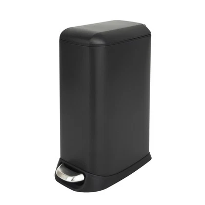 B-Ware SVITA TS12 Mülleimer Treteimer Abfalleimer 12l Inneneimer Pedal Schwarz - Bild 1 von 4