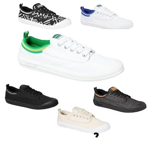 Dunlop Volleys International Volley Low Canvas Casual Mens Shoes Black \ White - Picture 1 of 32