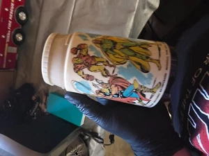Aladdin Thermos 1976 vintage SOLO Marvel Comics Supereroi (senza tazza) - Foto 1 di 10