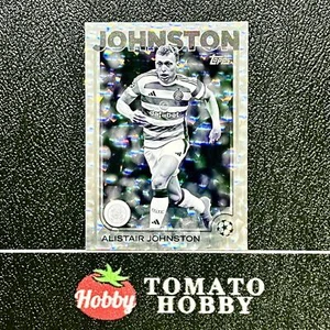 TOPPS UEFA CLUB COMPETITIONS 2024-25 ALISTAIR JOHNSTON /150 Black White Icy - Picture 1 of 2