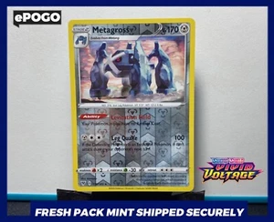 Metagross Reverse Holo RARE 118/185 - Vivid Voltage Pokemon Card MINT Pokémon - Picture 1 of 2