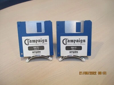 Campaign Tactical & Stratégie War Simulation IBM PC 2 Disquettes 3,5" - Photo 1/2