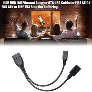 Cable OTG host micro USB con adaptador de alimentación I2R2 de hembra a micro macho