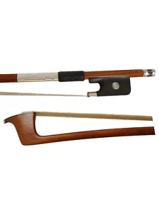 4/4 Viola Bow Octagonal with silver mounted ebony frog Brazil Wood handmade - Picture 1 of 7