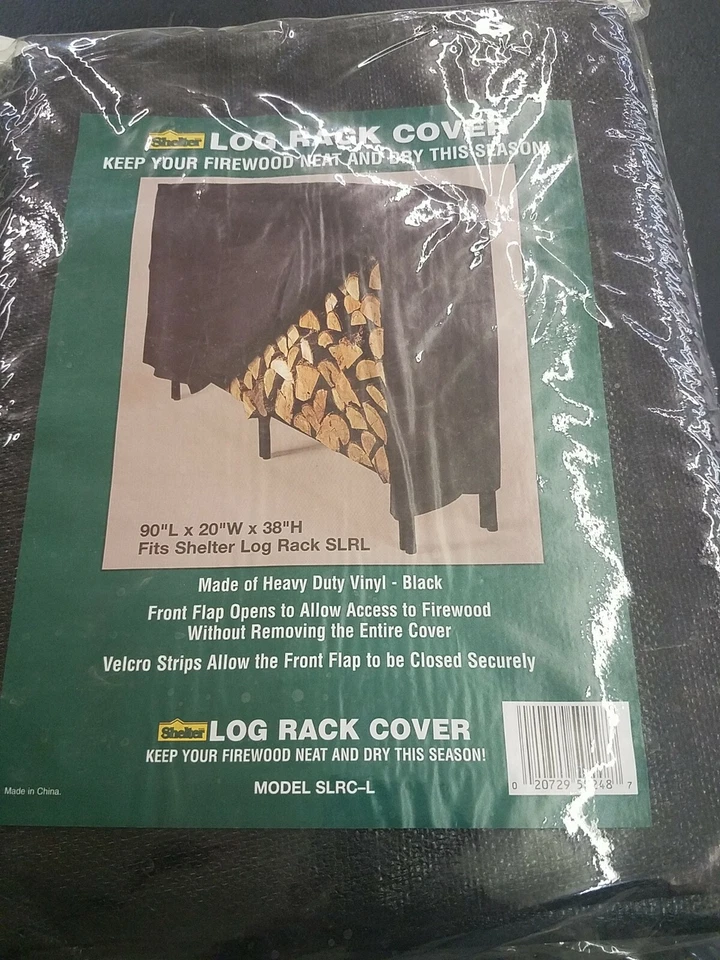 Log Rack Cover Medium Firewood Wood Heavy Duty Vinyl Storage Holder Cover  - Image 1 of 4