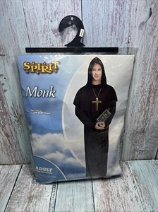 Spirit Monk Costume.Adult One Size.Robe,Hood And Cross.NIP.Fast Shipping - Picture 1 of 6