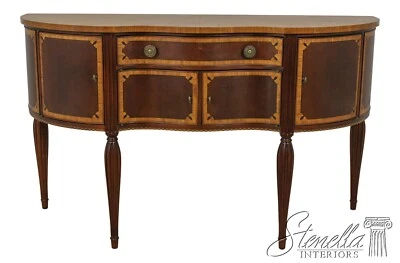 57299EC: COUNCILL CRAFTSMEN Satinwood & Mahogany Sheraton Style Sideboard - Image 1 of 4