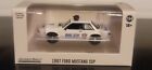 Greenlight 1987 ford mustang 5.0 ssp foxbody police blanc New York personnalisé