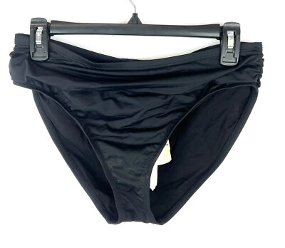 Tommy Bahama Women’s High Waist Black Sash Bikini Bottom Size M - Image 1 of 3