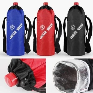 1PC Camping Cooler Bags Tote Bag Drawstring Water Bottle Pouch Water Bottle Bag - Picture 1 of 13