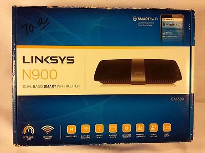Lynksys N900 Dual Band Smart Wi-Fi Router - Image 1 of 2