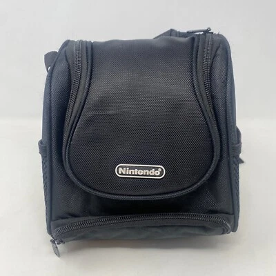 Mini mochila de mano oficial Nintendo bolsa de viaje estuche negro Foto 1 de 4