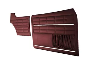 For VW KARMANN GHIA DOOR PANEL SET BURGUNDY - Picture 1 of 2