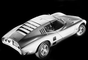 1962 Chevrolet Corvair Monza GT Concept Car - Photo Magnet - Picture 1 of 2