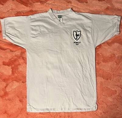 Tottenham Hotspur Retro Replicas football shirt 1960 - 1961 mens jersey white - Image 1 of 4