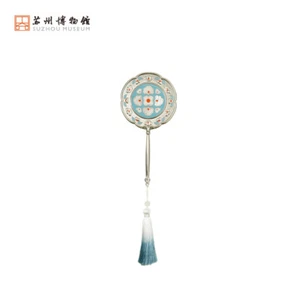 National style ancient style hand-held makeup mirror portable creative cultural - Picture 1 of 8