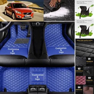 For Volvo C30 Car Floor Mats Waterproof All Weather Cargo Liners Custom Carpets Foto 1 de 4