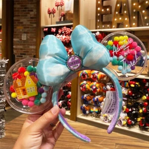 UP Grape Soda Cap Balloons Pixar Disney* Parks Minnie Mouse Ears Bow Headband US - Picture 1 of 6