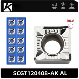 SCGT120408-AK N01 SCGT 120408 SCGT432-AK CNC Carbide Turning Insert for Aluminum - Picture 1 of 4