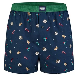 Happy Shorts Herren Boxer Boxershorts Weihnachtsmotive "NEW FIT" - Picture 1 of 2