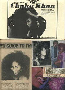 Chaka Khan rare collection concert flyer, 4 clips 1985; Archive of the Eighties - Picture 1 of 2