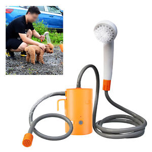 Tragbare USB Camping Dusche mit Akku Brause Tauchpumpe für Car Garten Hundedusch