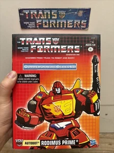 Transformers Hasbro G1 Reissue Rodimus Prime Commemorative Series VII Sealed New - Picture 1 of 8
