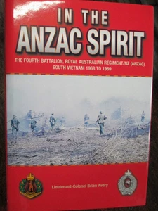 Battalion History 4th RAR Vietnam War 1968-69 In Anzac Spirit Military Book - Picture 1 of 9