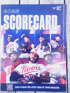 MINNESOTA TWINS SCORECARD 2025 - Picture 1 of 6