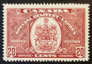 Stamps Canada back of book: E8 20c dk. carmine Special Delivery VF MNH - Picture 1 of 1