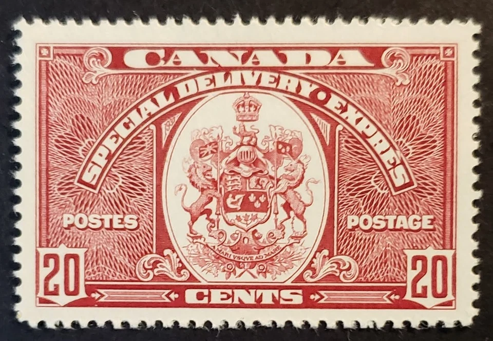 Stamps Canada back of book: E8 20c dk. carmine Special Delivery VF MNH - Image 1 of 1