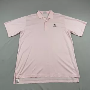 Camisa polo Peter Millar para hombre grande rosa 100 % algodón logotipo golf informal adulto ss - Imagen 1 de 13