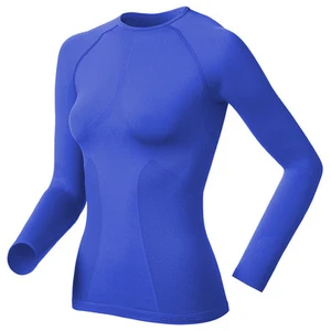 Odlo Ladies Evolution Light Long Sleeved Crew ideal for skiing and snowboarding - Picture 1 of 2
