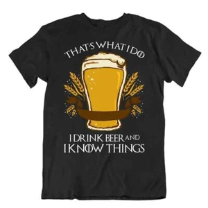 Bier Schule Bildung T-SHIRT Papa Opa TEE Herren Bier Zitat SHIRT - Bild 1 von 8