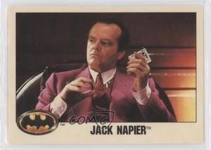 1989 Topps Batman Factory Set Glossy Jack Napier Jack Nicholson #5 2xw