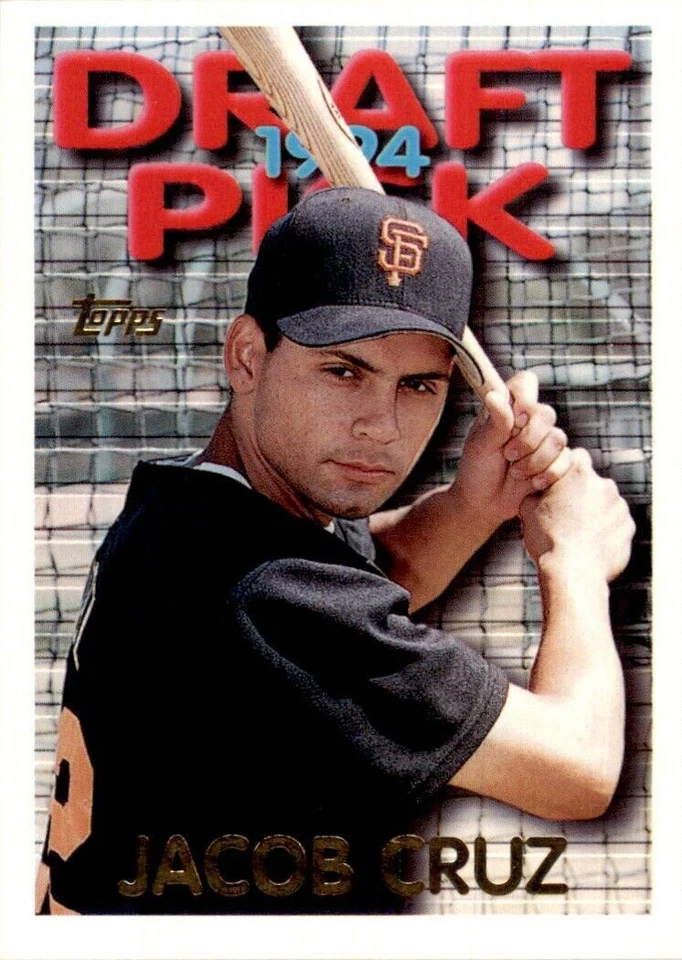 1995 Topps Jacob Cruz Baseball Cards #521 - Image 1 of 2