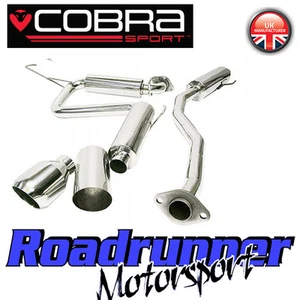 Sistema de escape de acero inoxidable TY02 Cobra Toyota Celica VVTi 2,25" Cat Back (99-06) - Imagen 1 de 5