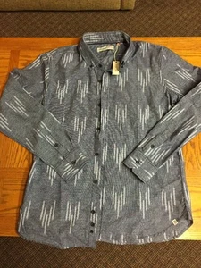 Medium Mens Button Front Casual Sovereign Code Nwt Fashion Summer Long Sleeve - Picture 1 of 6