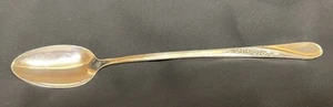 Vtg. 1847 Rogers Bros~Spring Flower~ SILVERPLATE 7-3/4" ICED TEA SPOON - Picture 1 of 5