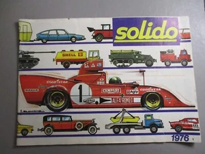 CATALOGUE SOLIDO 1976 1/43 TONER GAM MILITAIRE COFFRET POIDS LOURDS CARRERA - Imagen 1 de 2