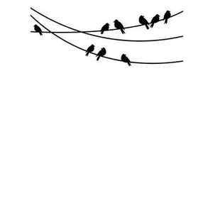 Darice Prägefolder ~ VÖGEL AUF DRAHT ~ Karten zum Aufhängen A2 1218-53 - Bild 1 von 1