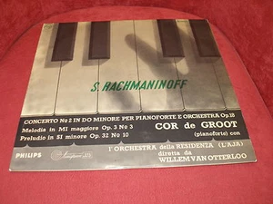LP RACHMANINOV CONCERTO NO2 IN DO MINORE PER PIANOFORTE E ORCHESTRA COR DE GROOT - Picture 1 of 1