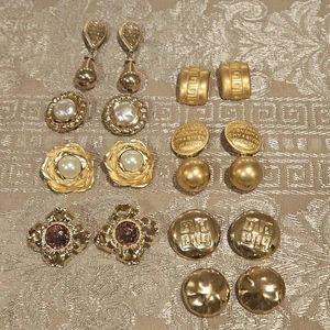 Vintage 80er GIVENCHY Statement Stück - Nachlassverkauf vom Sammler - signierte Ohrringe - Bild 1 von 18