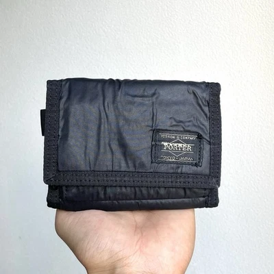 PORTER Yoshida & Co. Tanker Trifold Wallet Nylon Coin Made in Japan Mans Vintage - Image 1 of 4