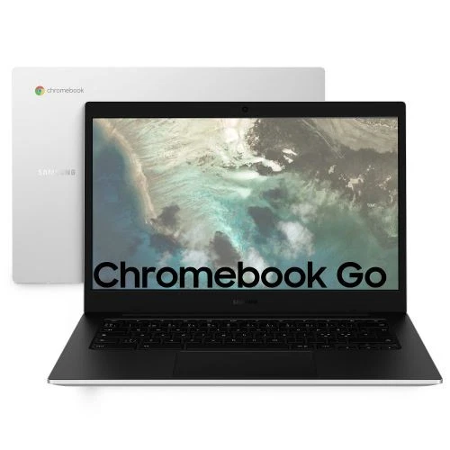 Samsung Galaxy Chromebook Go 14" HD N4500 4 GB 64 GB eMMC  ChromeOS Silver XE340 - Immagine 1 di 1